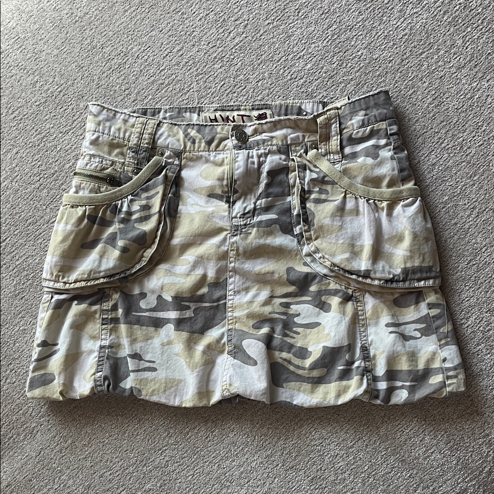 Camouflage Mini Skirt
